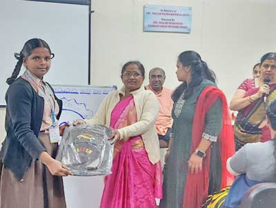 swavalambi1@ educational materials kit distribution programme at Vishnavi Vidyanikethan shool in Bengaluru  